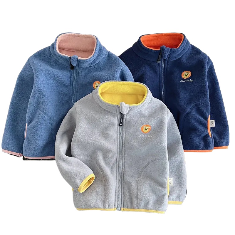 Toddler Boy Winter Fleece Jacket - เด็กใหม่เด็กหญิง Polar ขนแกะเสื้อสเวตเตอร์ถักฤดูหนาวเด็ก WARM Hooded เสื้อเด็ก