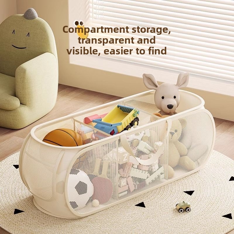 Baby Clothes - 1/2pcs Home สําหรับเสื้อผ้าสกปรกเด็ก/ของเล่นเด็กจัดระเบียบตะกร้าอเนกประสงค์ถุงเก็บตาข่าย