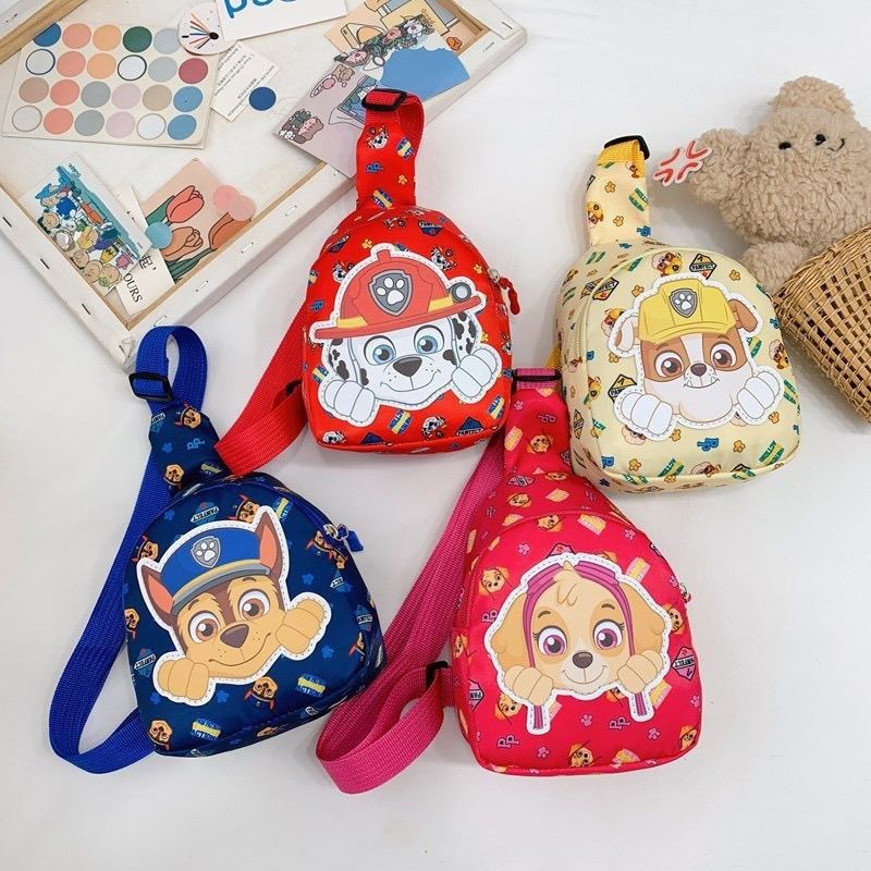 Baby Gear - กระเป๋าสะพายข้างลายการ์ตูน Paw Patrol สำหรับเด็กชาย เด็กหญิง เด็กเล็ก