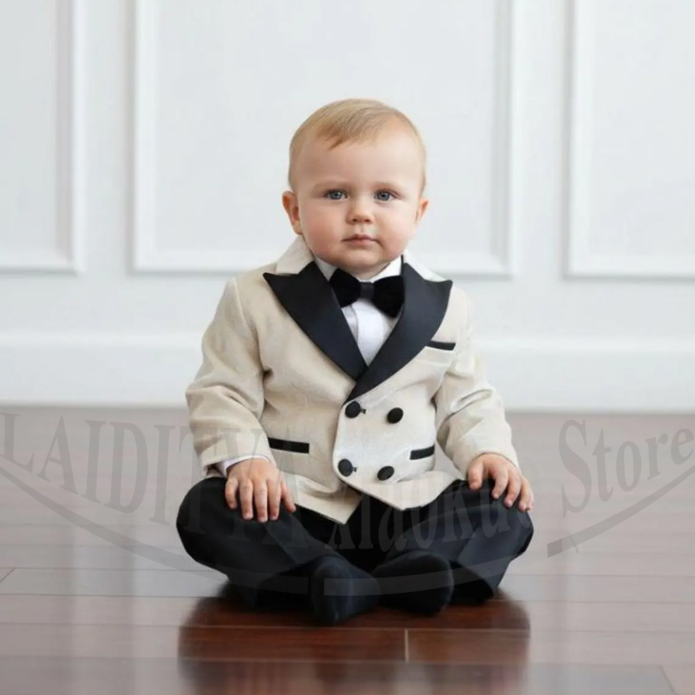 ชุดสูทเด็กผู้ชาย 2 ชิ้น สไตล์เ - Baby Boy Suit Set Baptism บทวิจารณ์และราคา