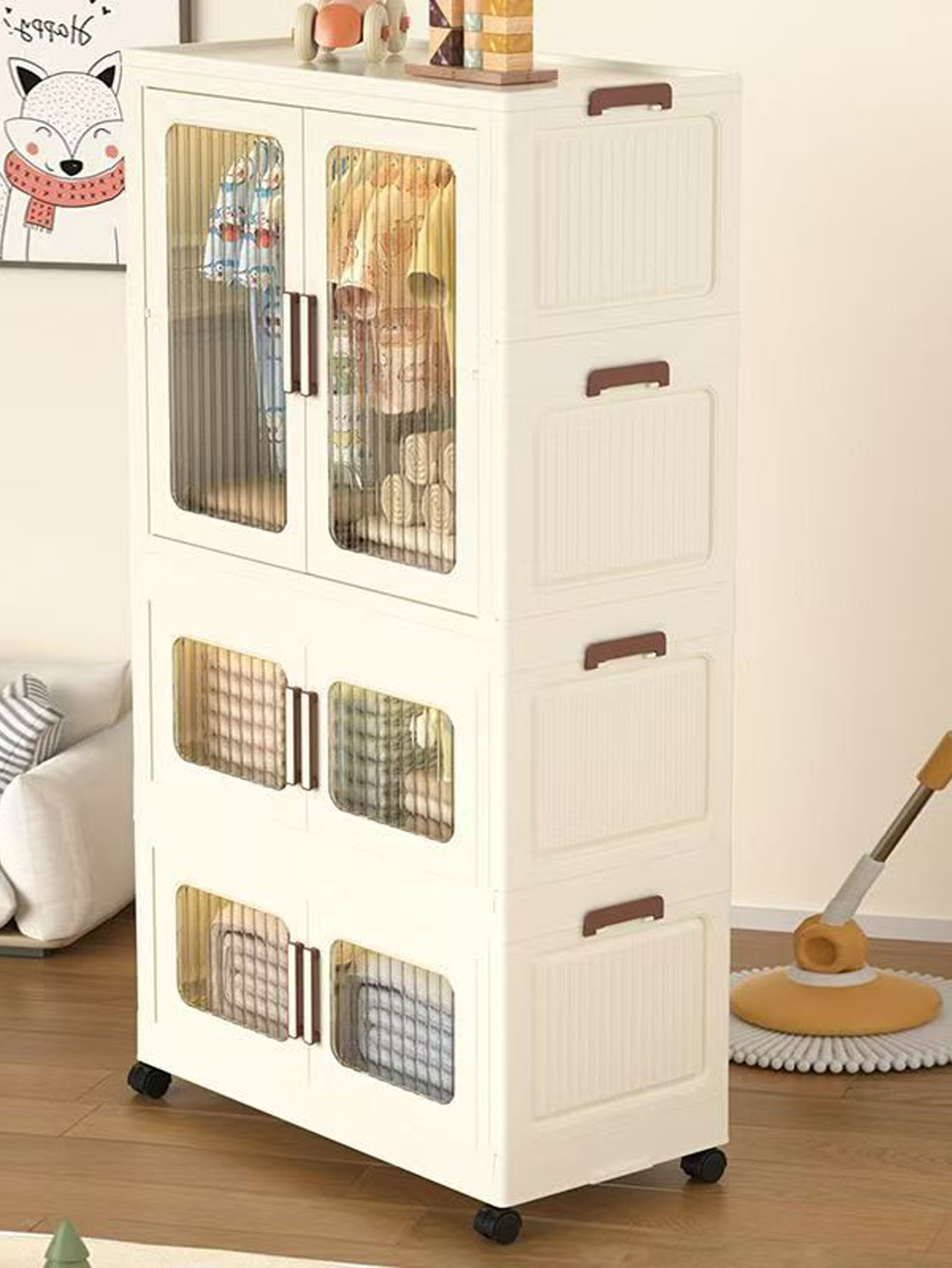 ตู้เก็บของแบบพับได้ ตู้เก็บเสื - Baby Clothes บทวิจารณ์และราคา
