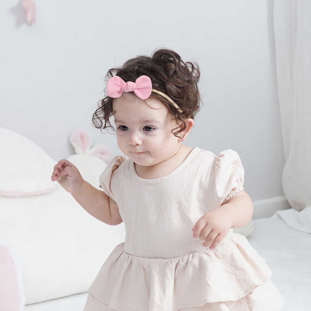 ที่คาดผมเด็กแบบโบว์พิมพ์ลายสีส - Baby Gear บทวิจารณ์และราคา