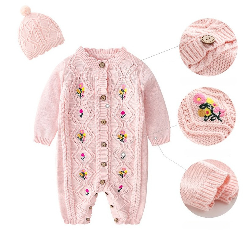 ชุดรอมเปอร์เด็กทารกหญิงแรกเกิด - Newborn Baby Girl Romper Floral บทวิจารณ์และราคา