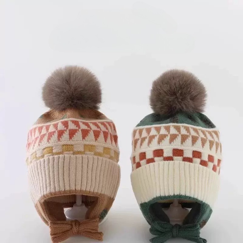 หมวกบีนนี่ป้องกันหูสำหรับเด็กท - Infant Beanie Hat With Ears บทวิจารณ์และราคา
