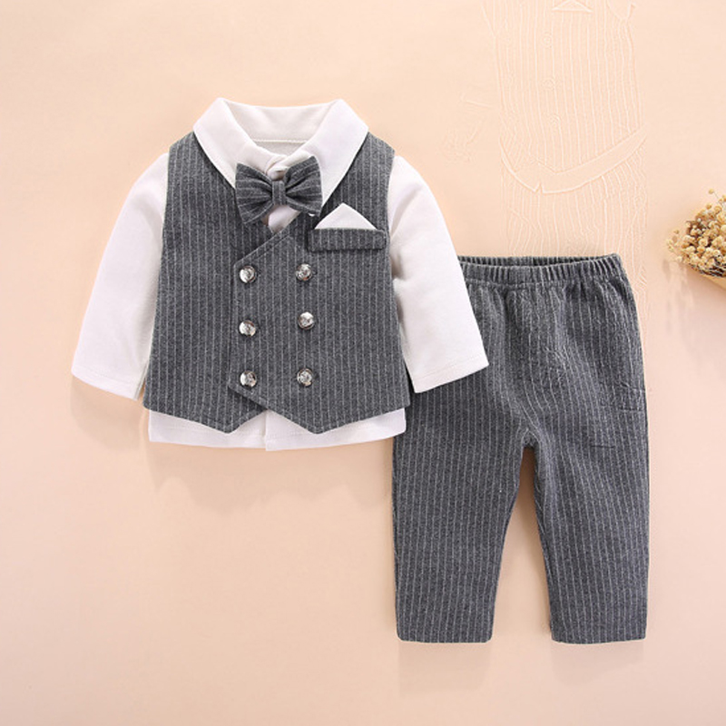 IYEAL เด็กทารก Baptism ชุดสูทท - Baby Boy Suit Set Baptism บทวิจารณ์และราคา