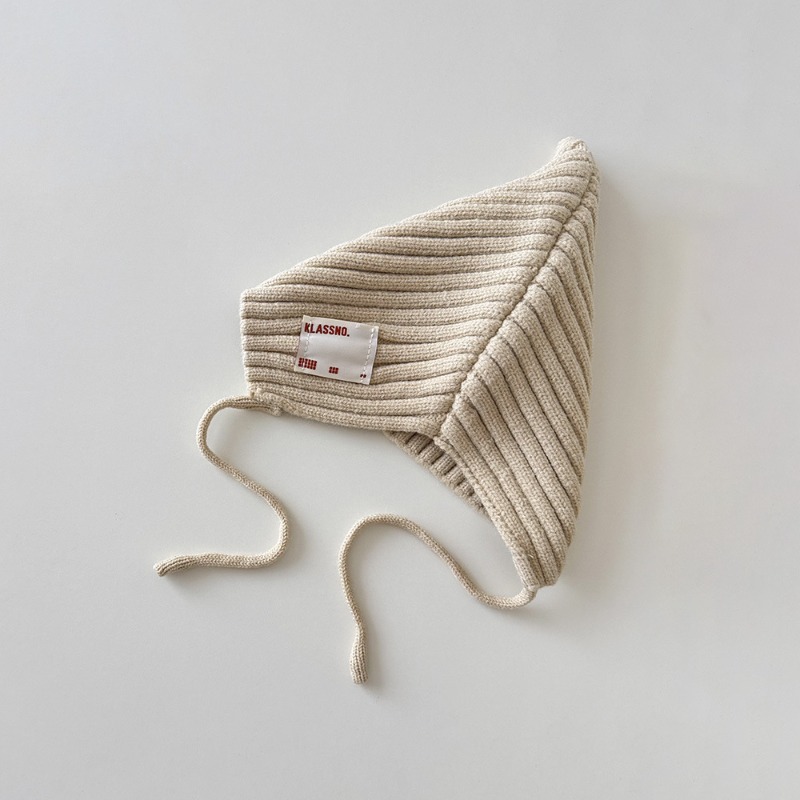 หมวกเด็กทรงสามเหลี่ยม หมวกถักก - Infant Beanie Hat With Ears บทวิจารณ์และราคา