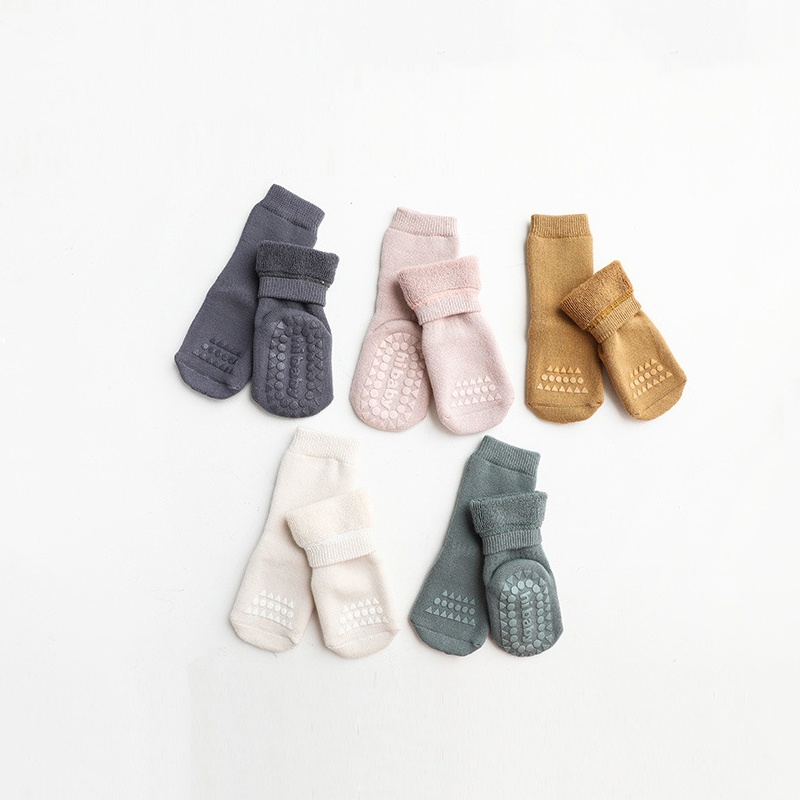 หนาเด็กถุงเท้าเด็กวัยหัดเดินเด - Unisex Baby Socks Non Slip บทวิจารณ์และราคา