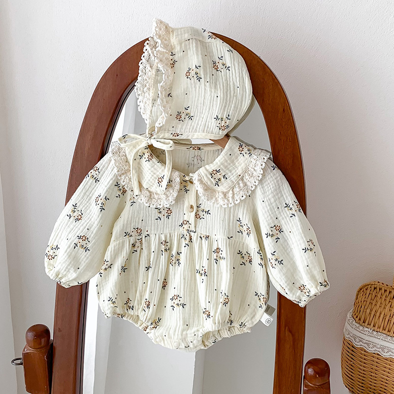 2025 ฤดูใบไม้ผลิทารกแรกเกิดเด็ - Newborn Baby Girl Romper Floral บทวิจารณ์และราคา
