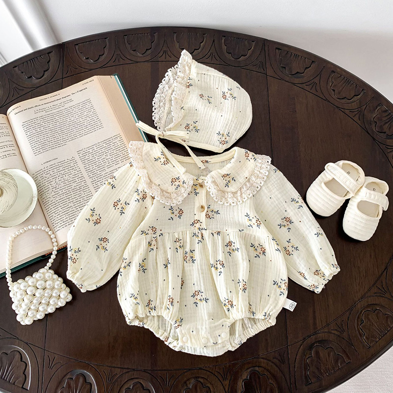 2025 ฤดูใบไม้ผลิทารกแรกเกิดเด็ - Newborn Baby Girl Romper Floral บทวิจารณ์และราคา