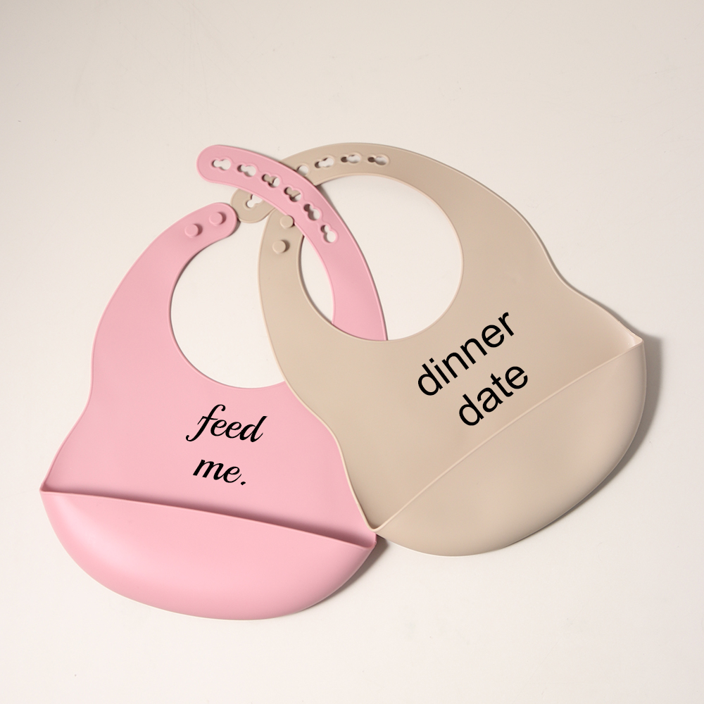 ผ้ากันเปื้อนซิลิโคนข้อความกันน - Waterproof Baby Bibs Silicone บทวิจารณ์และราคา