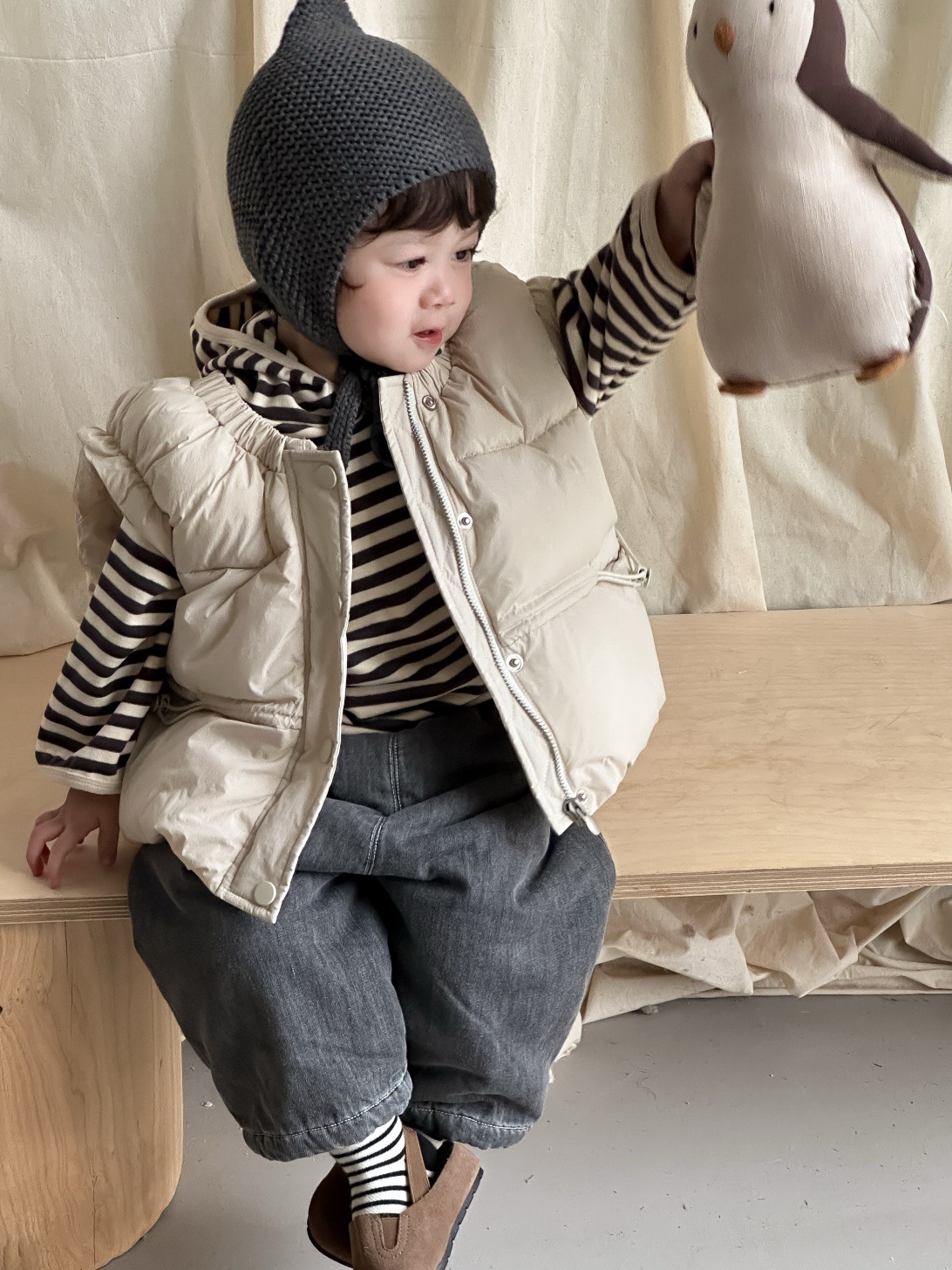 เสื้อกั๊กเด็กอ่อนแบบมีซับในสำห - Toddler Boy Winter Fleece Jacket บทวิจารณ์และราคา