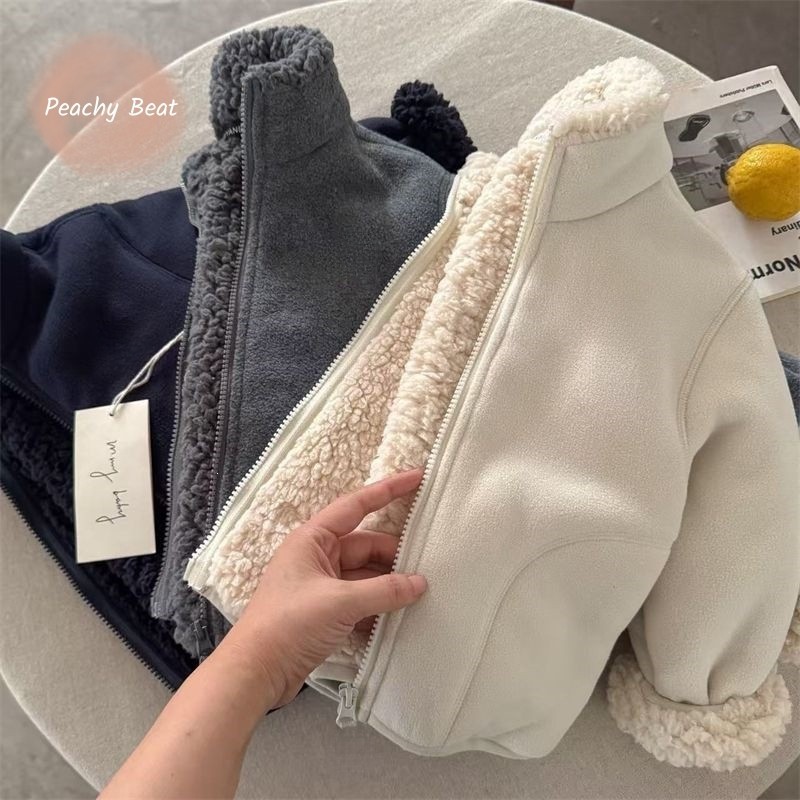 เสื้อแจ็คเก็ตขนเฟอร์เทียมสำหรั - Toddler Boy Winter Fleece Jacket บทวิจารณ์และราคา