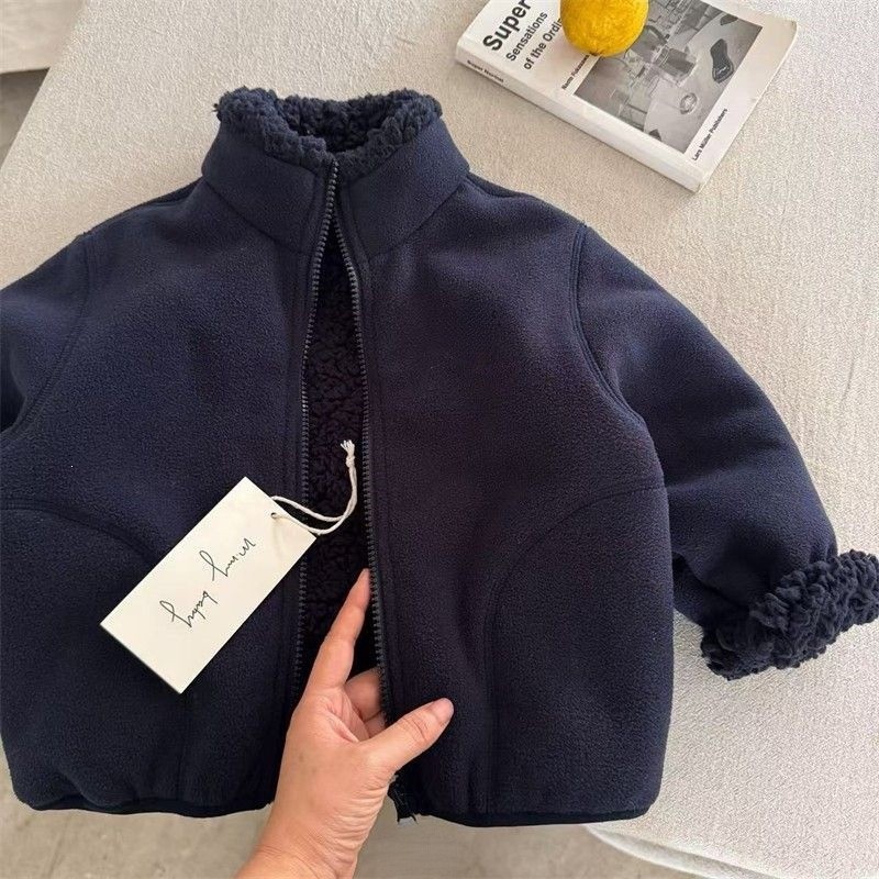 เสื้อแจ็คเก็ตขนเฟอร์เทียมสำหรั - Toddler Boy Winter Fleece Jacket บทวิจารณ์และราคา