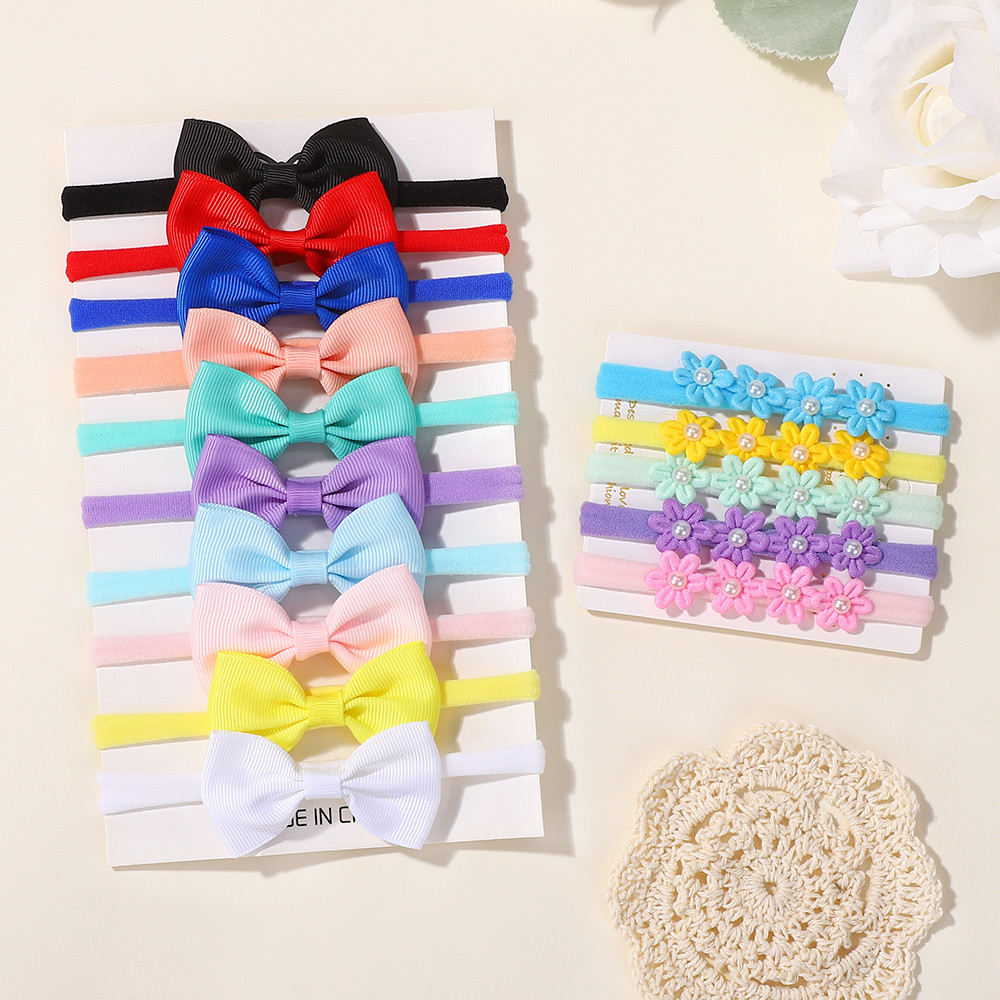 15 ชิ้นริบบิ้นโบว์ผ้าคาดศีรษะย - Baby Gear บทวิจารณ์และราคา