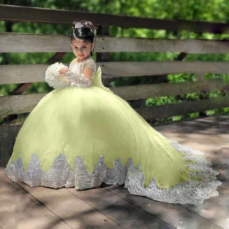 ชุดเดรสเจ้าหญิงสำหรับเด็กผู้หญ - Toddler Girl Tulle Party Dress บทวิจารณ์และราคา