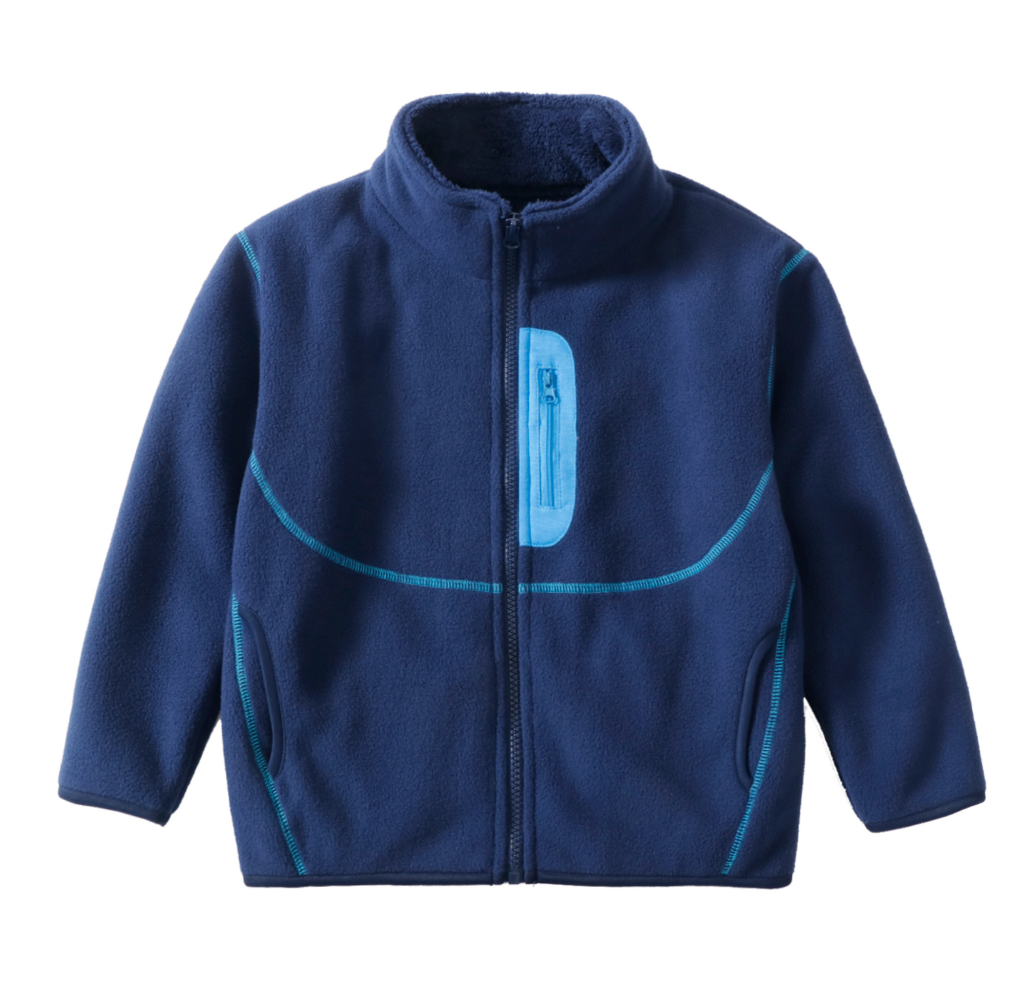 เสื้อโค้ทขนแกะสองด้านสำหรับเด็ - Toddler Boy Winter Fleece Jacket บทวิจารณ์และราคา