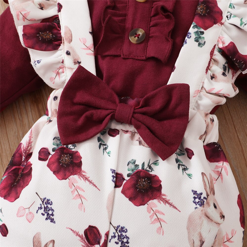 0-24เดือนชุดเสื้อผ้าเด็กผู้หญิ - Newborn Baby Girl Romper Floral บทวิจารณ์และราคา
