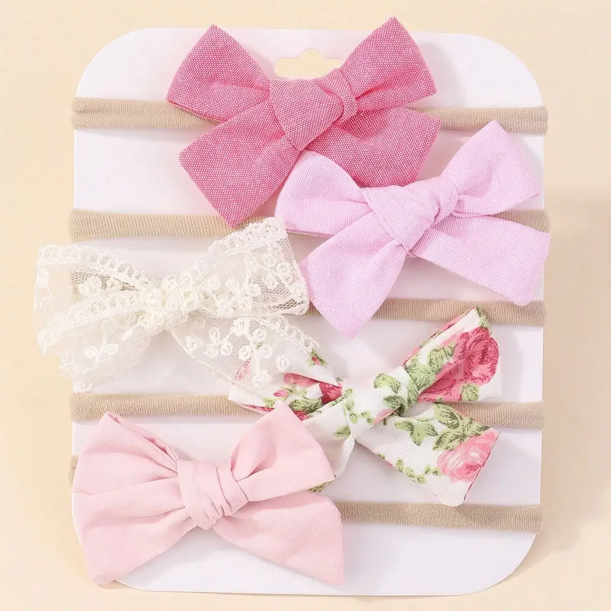 5 ชิ้น/เซ็ตเด็กแถบคาดศีรษะยืดห - Baby Gear บทวิจารณ์และราคา