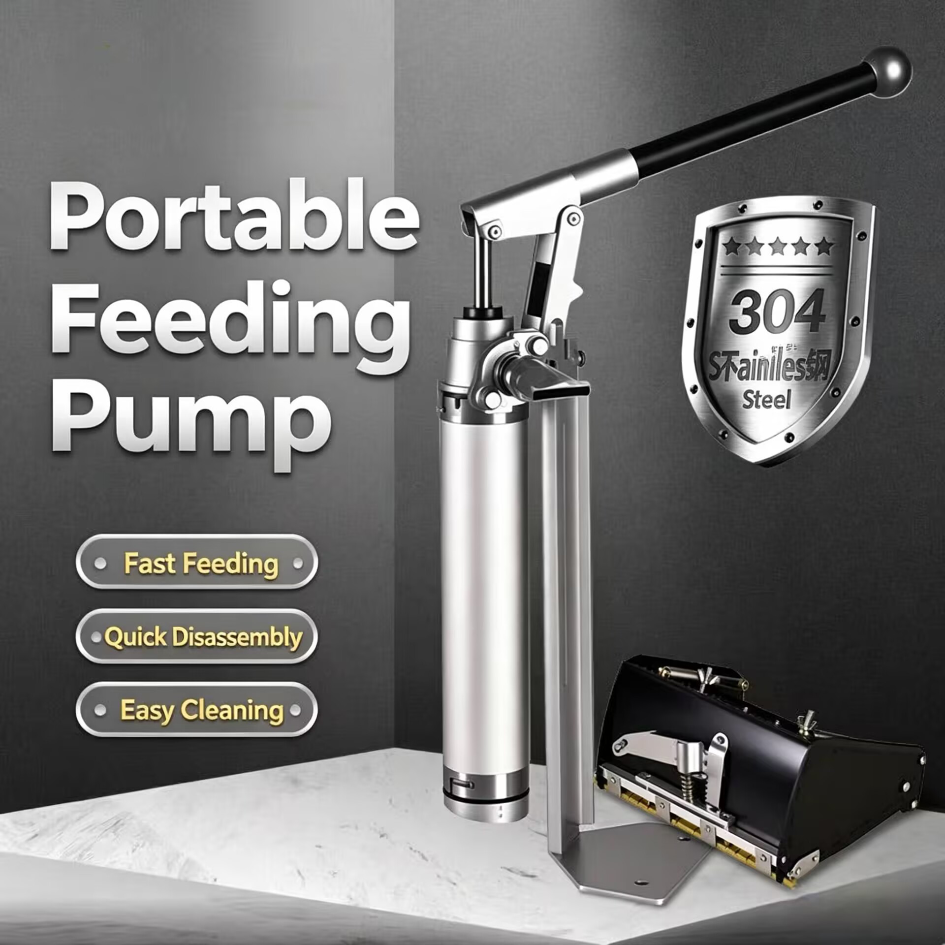 ปั๊มดูดแบบแมนนวลสแตนเลส อุปกรณ - Feeding บทวิจารณ์และราคา