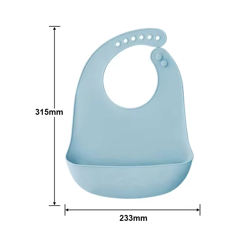 ผ้ากันเปื้อนซิลิโคนเนื้อนิ่มสำ - Waterproof Baby Bibs Silicone บทวิจารณ์และราคา