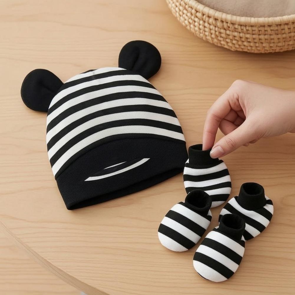 ถุงมือกันรอยขีดข่วนสำหรับทารกแ - Infant Beanie Hat With Ears บทวิจารณ์และราคา