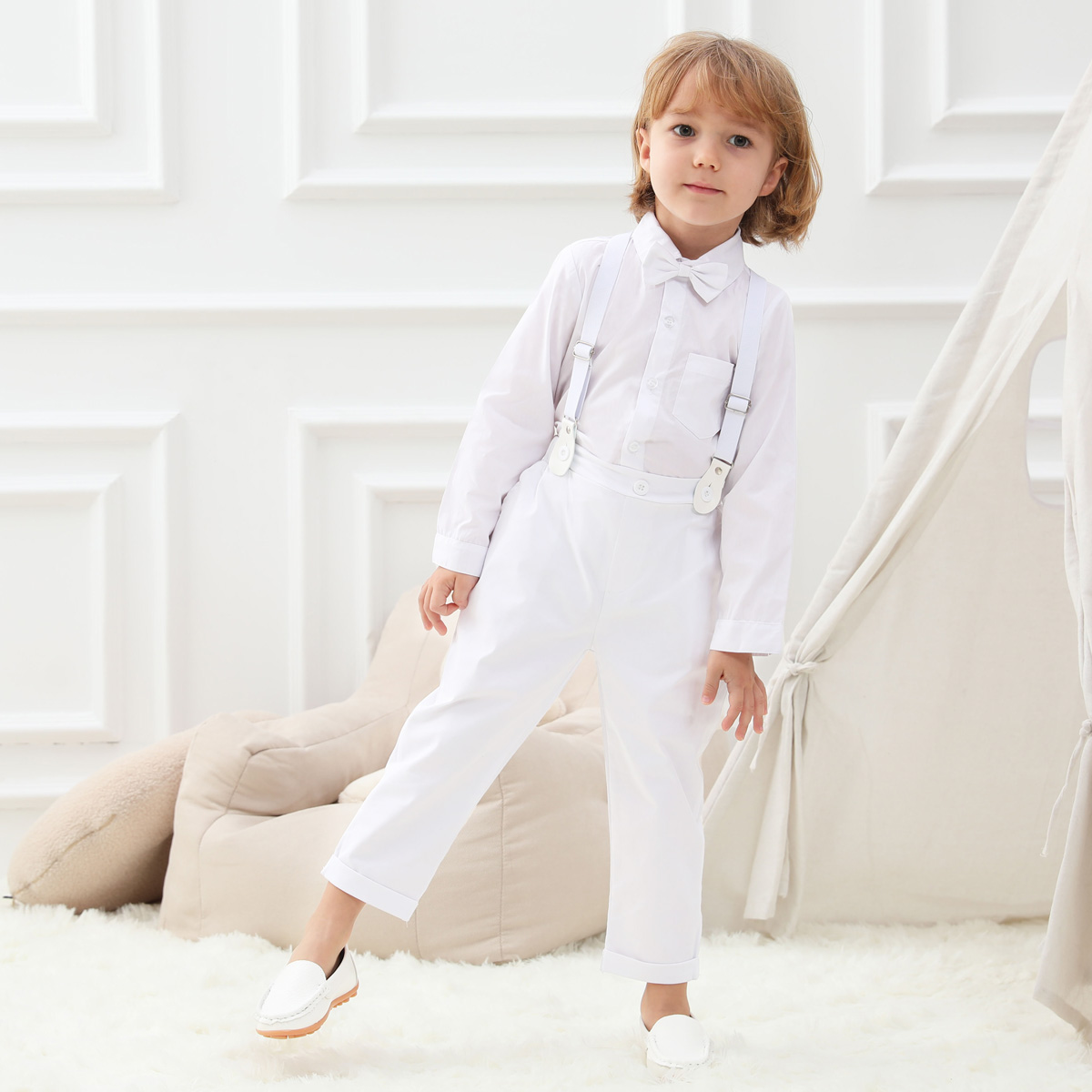 ชุดพิธีล้างบาปสำหรับเด็กวัยหัด - Baby Boy Suit Set Baptism บทวิจารณ์และราคา
