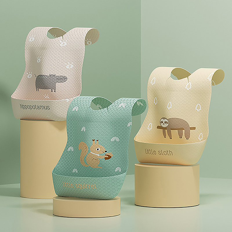 เอี๊ยมทารกให้อาหารเด็กพร้อมโต๊ - Waterproof Baby Bibs Silicone บทวิจารณ์และราคา
