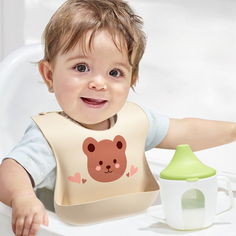 ผ้ากันเปื้อนเด็กกันน้ำ ผ้าซิลิ - Waterproof Baby Bibs Silicone บทวิจารณ์และราคา