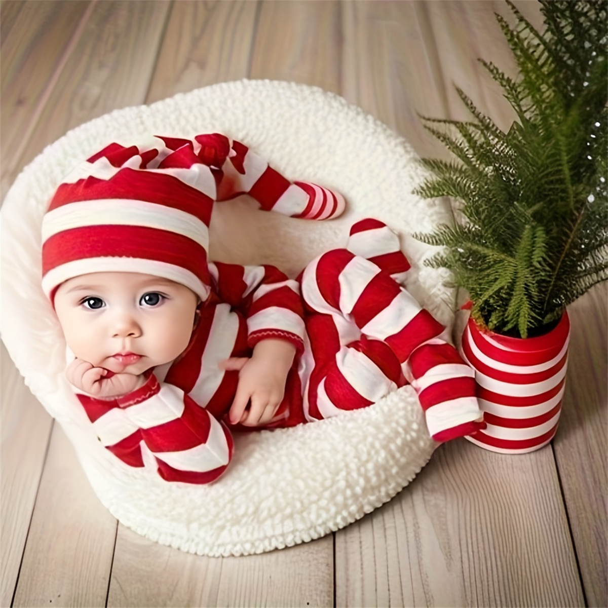 ชุดจั๊มสูทสีแดงสำหรับเด็กแรกเก - Infant Photography Props Outfit บทวิจารณ์และราคา