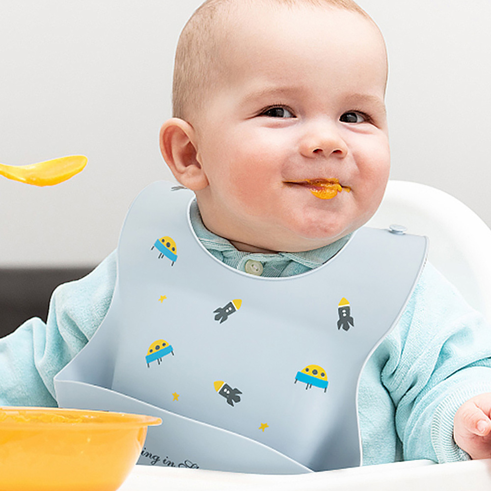 ผ้ากันเปื้อนซิลิโคนเนื้อนุ่มกั - Waterproof Baby Bibs Silicone บทวิจารณ์และราคา
