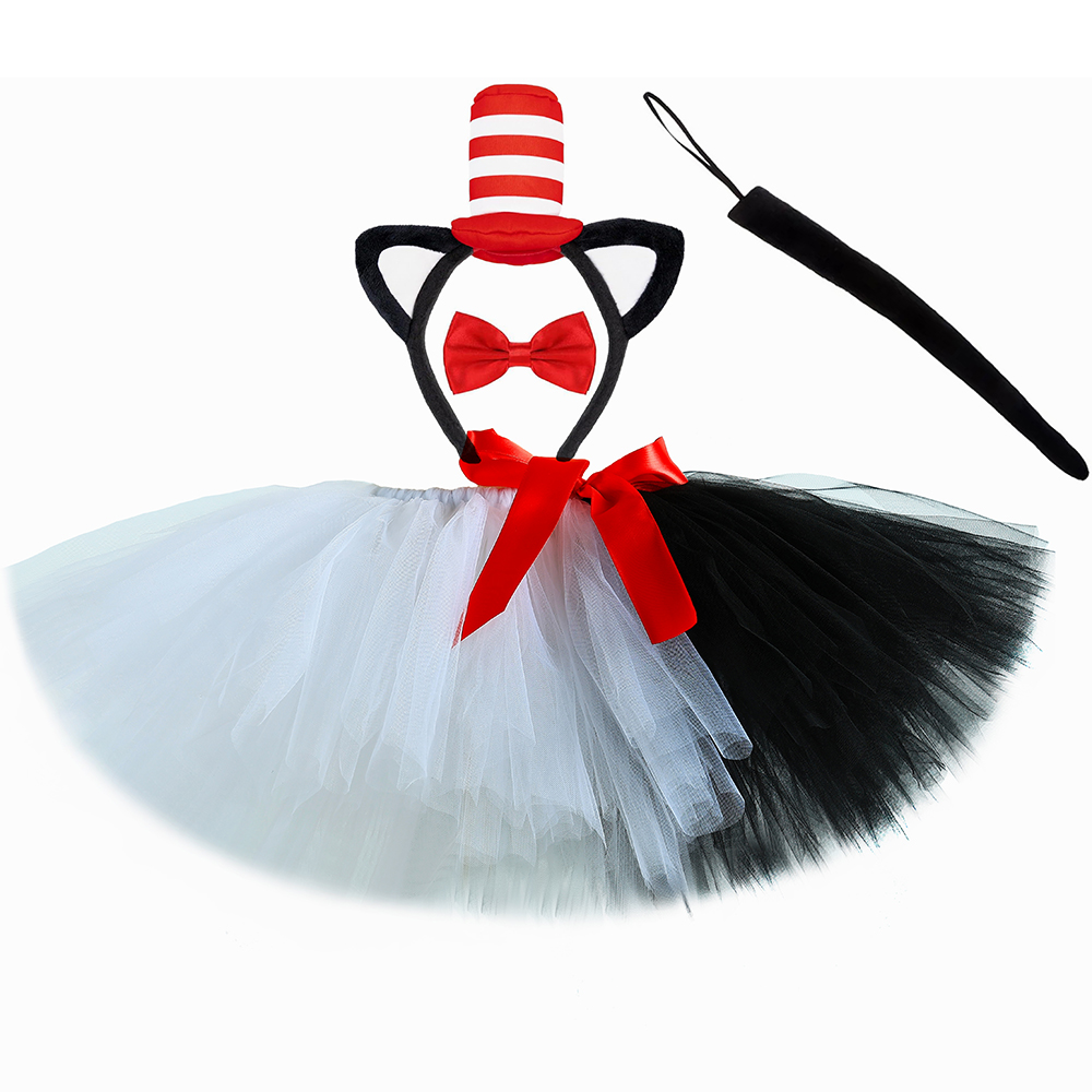 กระโปรงตูตูสีดำขาวสำหรับเด็กผู - Toddler Girl Tulle Party Dress บทวิจารณ์และราคา