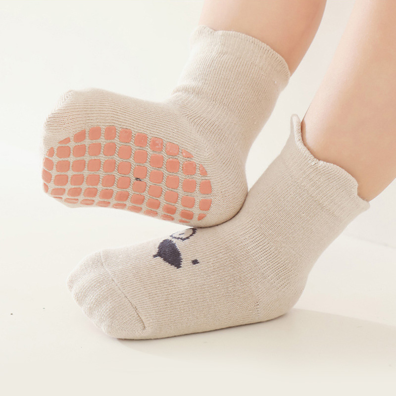 3/5 คู่เด็กน่ารักสัตว์รูปแบบถุ - Unisex Baby Socks Non Slip บทวิจารณ์และราคา