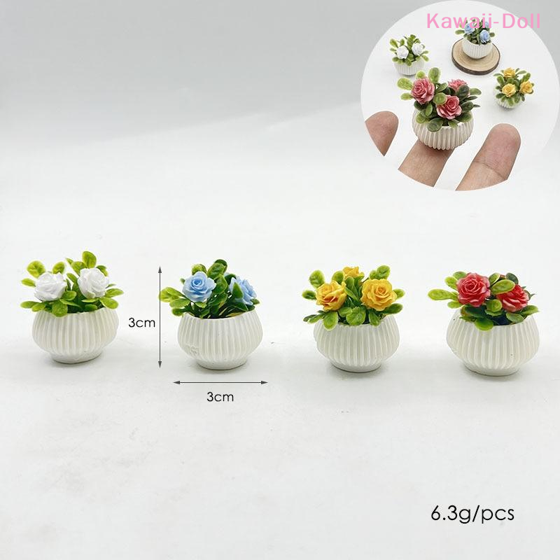1 ชิ้น ต้นกุหลาบจิ๋ว ต้นไม้กระ - Diapering บทวิจารณ์และราคา