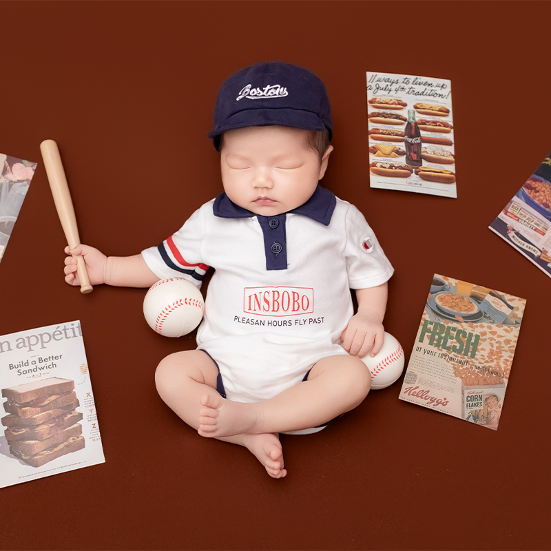 ชุดถ่ายภาพทารกแรกเกิดธีมกีฬาเบ - Infant Photography Props Outfit บทวิจารณ์และราคา